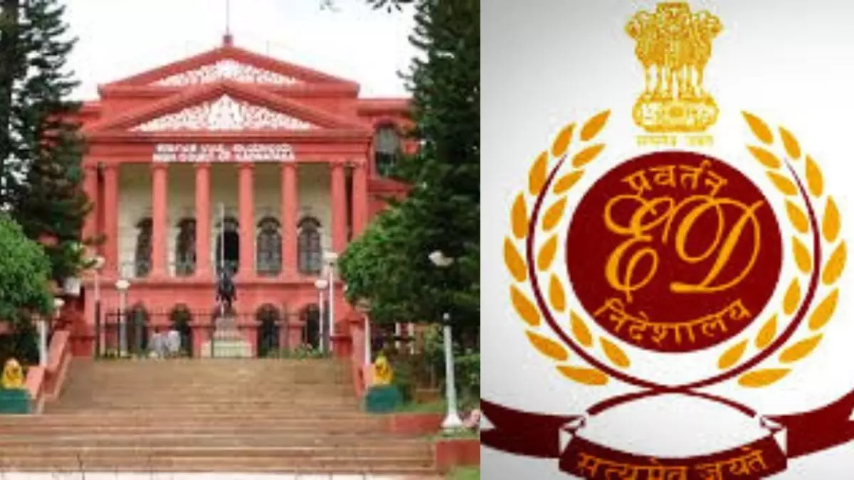 RR Nagars Anil Gowdas partnership with MLA Pappi: ED proposition before the court RR Nagars Anil Gowdas partnership with MLA Pappi: ED proposition before the court