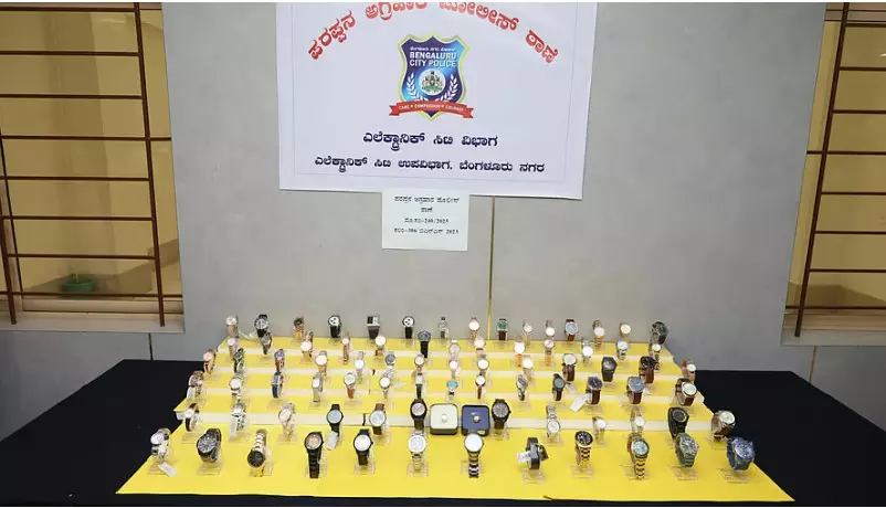 ಬೆಂಗಳೂರಿನಲ್ಲಿ 10 ಲಕ್ಷ ರೂ. ಮೌಲ್ಯದ ಕೈಗಡಿಯಾರ ಕದ್ದ ಡೆಲಿವರಿ ಬಾಯ್ ಬಂಧನ