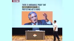 Rahul lashed out at the Election Commission by presenting proof of Aland Constituency