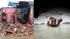 Child dies after earthen wall collapses, elderly man dies after being swept away in a ditch