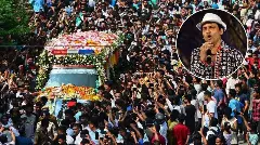 Funeral of Zubeen, who entered the Limca Book of Records