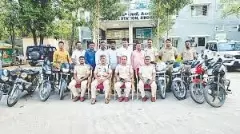 Bike Thief Nabbed in Whitefield: 20 Two-Wheelers Worth ₹20 Lakh Seized
