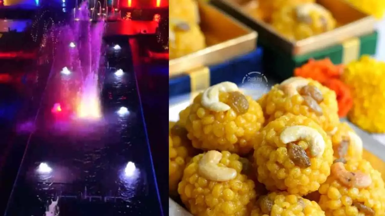 ಕೆಆರ್ಎಸ್ನಲ್ಲಿ ಕಾವೇರಿ ಆರತಿ ನೋಡಲು ಬನ್ನಿ, ಲಡ್ಡು ಉಚಿತವಾಗಿ ತಿನ್ನಿ ಕೆಆರ್ಎಸ್ನಲ್ಲಿ ಕಾವೇರಿ ಆರತಿ ನೋಡಲು ಬನ್ನಿ, ಲಡ್ಡು ಉಚಿತವಾಗಿ ತಿನ್ನಿ
