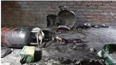 ಹೊಸಪೇಟೆಯಲ್ಲಿ ಭೀಕರ ಸಿಲಿಂಡರ್ ಸ್ಫೋಟ: ಎಂಟು ಮಂದಿಗೆ ಗಾಯ, ಗೋಡೆ ಕುಸಿತ