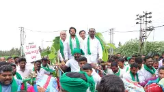 Bidadi Township Project | ರೈತರ ಒಂದಿಂಚೂ ಭೂಮಿ ಕಸಿಯಲು ಬಿಡಲ್ಲ: ನಿಖಿಲ್ ಕುಮಾರಸ್ವಾಮಿ