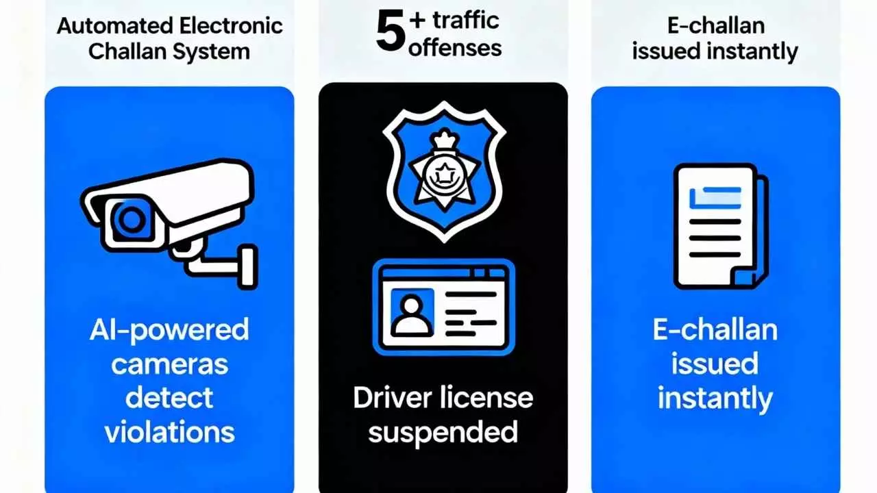 5ಕ್ಕೂ ಹೆಚ್ಚು ಬಾರಿ ಫೈನ್ ಬಿದ್ದರೆ ಲೈಸನ್ಸ್​ ರದ್ದು; ಕೇಂದ್ರದಿಂದ ಹೊಸ ನಿಯಮ ಜಾರಿ