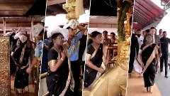 President Draupadi Murmu visited Sabarimala Ayyappaswamy