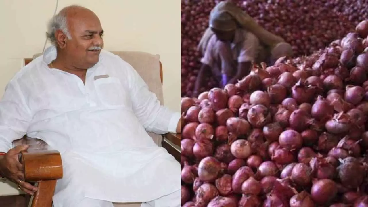 ಈರುಳ್ಳಿ ಬೆಲೆ ಕುಸಿತ: ಪಿಡಿಪಿಎಸ್ ಅಡಿ ಖರೀದಿಗೆ ಕೇಂದ್ರಕ್ಕೆ ಪ್ರಸ್ತಾವನೆ ಈರುಳ್ಳಿ ಬೆಲೆ ಕುಸಿತ: ಪಿಡಿಪಿಎಸ್ ಅಡಿ ಖರೀದಿಗೆ ಕೇಂದ್ರಕ್ಕೆ ಪ್ರಸ್ತಾವನೆ