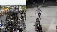 New Twist in Kurnool Bus Tragedy: Was a Drunk Biker the Cause? Viral Video Sparks Debate.​
