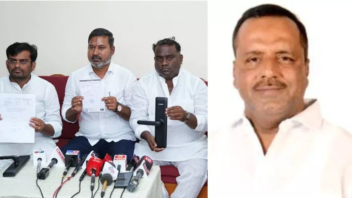 BJP demands resignation of UT Khader over allegations of smart lock scam BJP demands resignation of UT Khader over allegations of smart lock scam