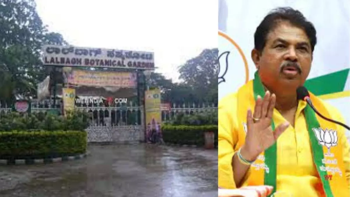 Save Lalbagh BJP protests on November 2 against tunnel road Save Lalbagh BJP protests on November 2 against tunnel road