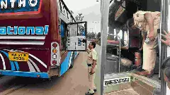 ನಿಯಮ ಉಲ್ಲಂಘನೆ: ಬೆಂಗಳೂರಿನಲ್ಲಿ 63 ಖಾಸಗಿ ಬಸ್‌ಗಳು ಜಪ್ತಿ