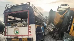 ತೆಲಂಗಾಣದಲ್ಲಿ ಟ್ರಕ್-ಬಸ್ ಮಧ್ಯೆ ಭೀಕರ ಅಪಘಾತ; 24 ಮಂದಿ ಧಾರುಣ‌ ಸಾವು