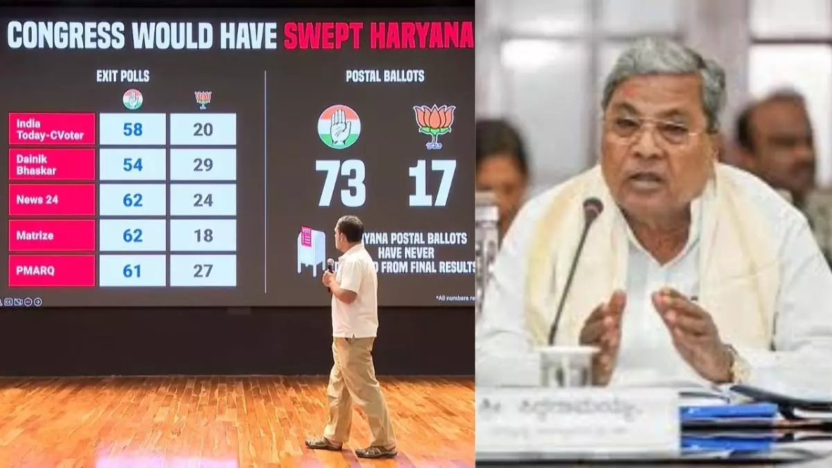 CM Siddaramaiah Supports Rahul Gandhis Allegations of Election Fraud in Haryana