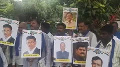 ದಲಿತರಿಗೆ ಸಿಎಂ ಸ್ಥಾನ; ಸತೀಶ್ ಜಾರಕಿಹೊಳಿ ನಿವಾಸದ ಬಳಿ ಪ್ರತಿಭಟನೆ