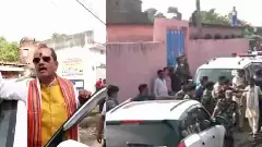 ಬಿಹಾರ ಚುನಾವಣೆ: ಮತಗಟ್ಟೆಗೆ ಭೇಟಿ ನೀಡಿದ್ದ ಡಿಸಿಎಂ ವಿಜಯ್ ಕುಮಾರ್ ಸಿನ್ಹಾ ಮೇಲೆ ಕಲ್ಲು, ಚಪ್ಪಲಿ ತೂರಾಟ