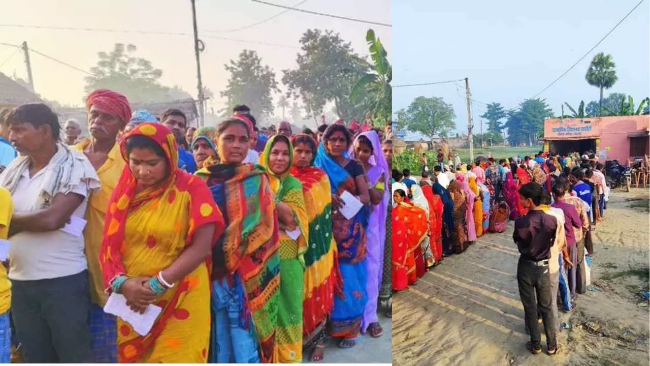 ಬಿಹಾರ ವಿಧಾನಸಭಾ ಚುನಾವಣೆ 2025: ಮೊದಲ ಹಂತದ ಮತದಾನ ಆರಂಭ ಬಿಹಾರ ವಿಧಾನಸಭಾ ಚುನಾವಣೆ 2025: ಮೊದಲ ಹಂತದ ಮತದಾನ ಆರಂಭ