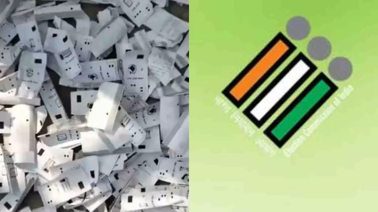 ಬಿಹಾರದಲ್ಲಿ ರಸ್ತೆ ಬದಿ ಪತ್ತೆಯಾದ ವಿವಿಪ್ಯಾಟ್ ಚೀಟಿಗಳ ರಾಶಿ ಬಿಹಾರದಲ್ಲಿ ರಸ್ತೆ ಬದಿ ಪತ್ತೆಯಾದ ವಿವಿಪ್ಯಾಟ್ ಚೀಟಿಗಳ ರಾಶಿ