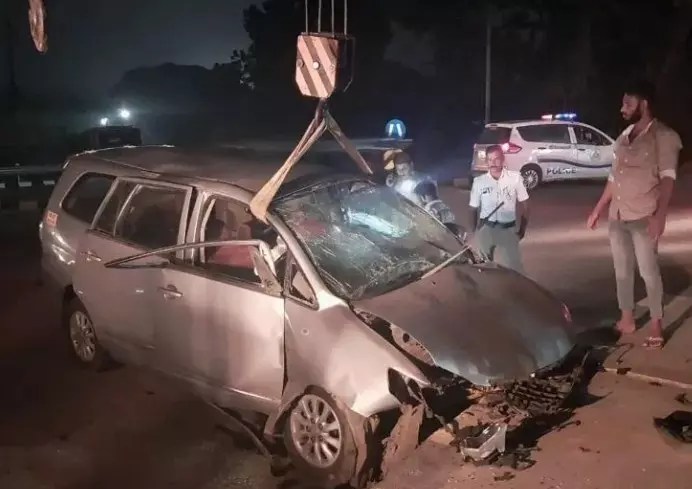 ಬಂಟ್ವಾಳ ಸಮೀಪ ಕಾರು ಅಪಘಾತ; ಬೆಂಗಳೂರಿನ ಮೂವರು ಸಾವು ಬಂಟ್ವಾಳ ಸಮೀಪ ಕಾರು ಅಪಘಾತ; ಬೆಂಗಳೂರಿನ ಮೂವರು ಸಾವು