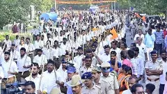 ಚಿತ್ತಾಪುರದಲ್ಲಿ RSS ಪಥ ಸಂಚಲನ; 350 ಗಣವೇಷಧಾರಿಗಳಿಗೆ 1200 ಪೊಲೀಸರ ಭದ್ರತೆ