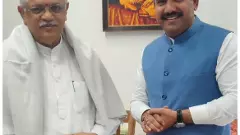 ಬಿ.ಎಲ್. ಸಂತೋಷ್ ಭೇಟಿಯಾದ ಬಿ.ವೈ. ವಿಜಯೇಂದ್ರ; ಮಾತುಕತೆ