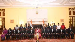 T20 World Cup Triumph Lights Up Lives: President Murmu Felicitates India’s Blind Women’s Cricket Champions