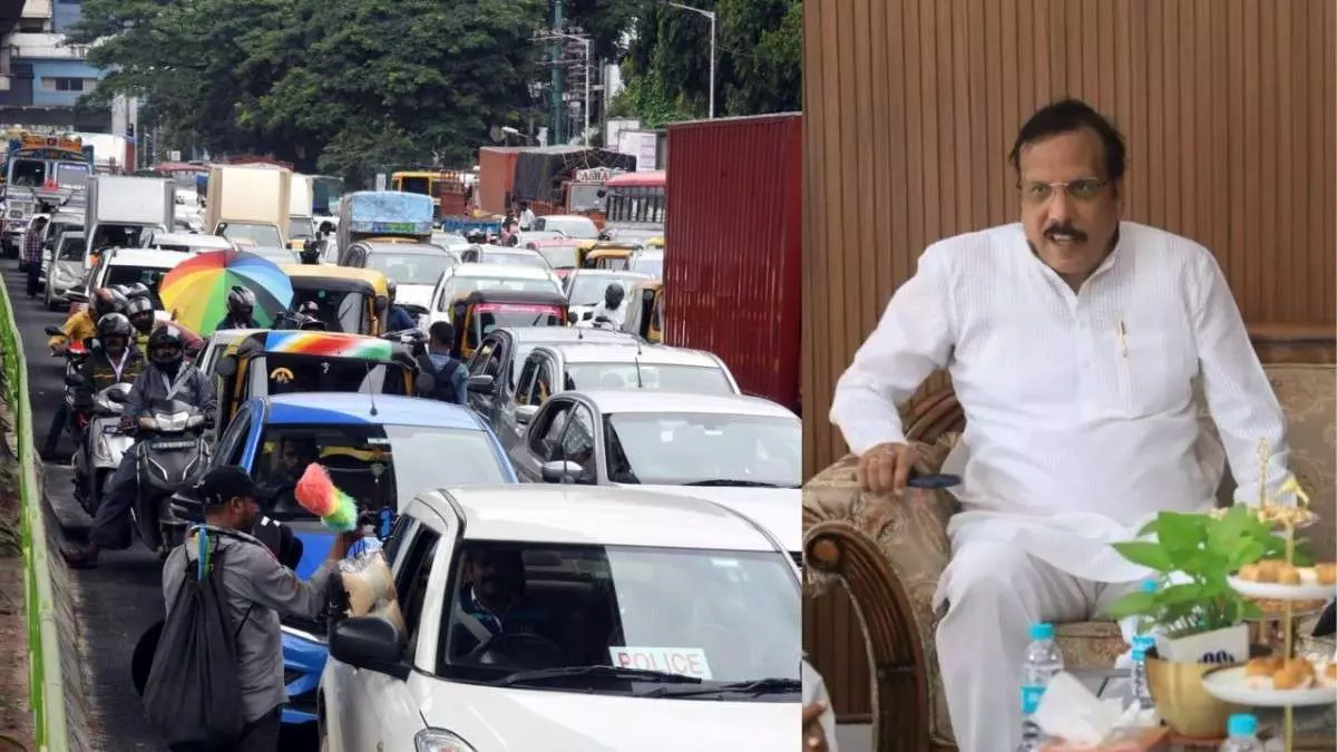 UP MP Calls Bengaluru Police ‘Useless’; DK Shivakumar Hits Back With Sharp Counter on Traffic Row