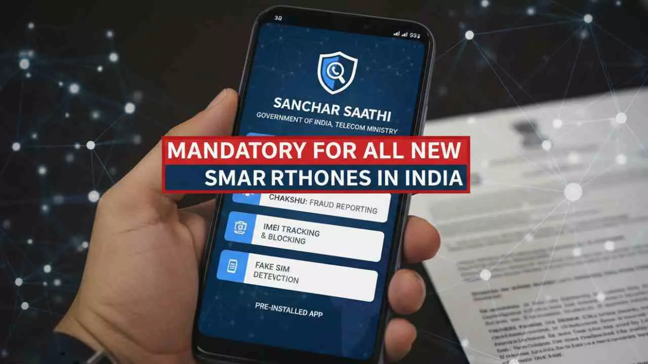 ಏನಿದು ಸಂಚಾರ್ ಸಾಥಿ ಆ್ಯಪ್: ಎಲ್ಲಾ ಮೊಬೈಲ್ಗಳಲ್ಲಿ ಕಡ್ಡಾಯ ಎಂದಿದ್ದೇಕೆ ಸರ್ಕಾರ? ಏನಿದು ಸಂಚಾರ್ ಸಾಥಿ ಆ್ಯಪ್: ಎಲ್ಲಾ ಮೊಬೈಲ್ಗಳಲ್ಲಿ ಕಡ್ಡಾಯ ಎಂದಿದ್ದೇಕೆ ಸರ್ಕಾರ?