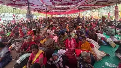 ಕೇಂದ್ರದ ವಿರುದ್ಧ ಅಂಗನವಾಡಿ ನೌಕರರ ಪ್ರತಿಭಟನೆ; ವಿವಿಧ ಬೇಡಿಕೆಗಳ ಈಡೇರಿಕೆಗೆ ಆಗ್ರಹ