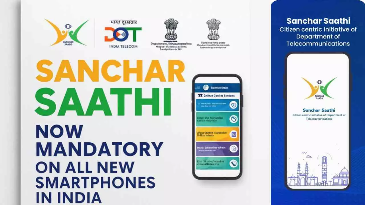 ಸಂಚಾರ್ ಸಾಥಿ ಕಡ್ಡಾಯವಲ್ಲ, ಡಿಲೀಟ್ ಮಾಡಬಹುದು: ಗೊಂದಲಗಳಿಗೆ ತೆರೆ ಎಳೆದ ಸಚಿವ ಸಿಂಧಿಯಾ ಸಂಚಾರ್ ಸಾಥಿ ಕಡ್ಡಾಯವಲ್ಲ, ಡಿಲೀಟ್ ಮಾಡಬಹುದು: ಗೊಂದಲಗಳಿಗೆ ತೆರೆ ಎಳೆದ ಸಚಿವ ಸಿಂಧಿಯಾ