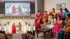 Couple watches IndiGo flight cancelled, Hubballi reception online