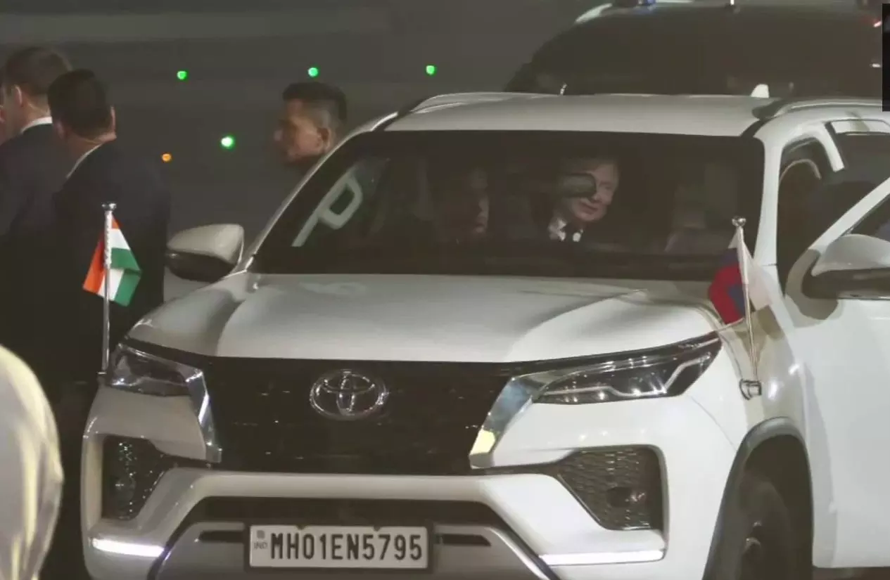 ಗಮನ ಸೆಳೆದ  ಮೋದಿ-ಪುಟಿನ್ ಫಾರ್ಚುನರ್ ಸವಾರಿ