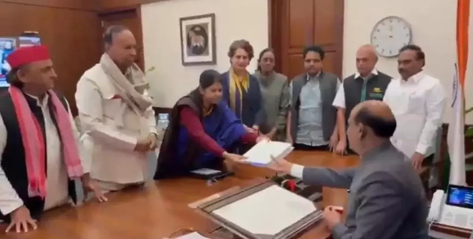 Deepam Row Sparks Showdown INDIA Bloc Moves Impeachment Notice Against Madras HC Judge Deepam Row Sparks Showdown INDIA Bloc Moves Impeachment Notice Against Madras HC Judge