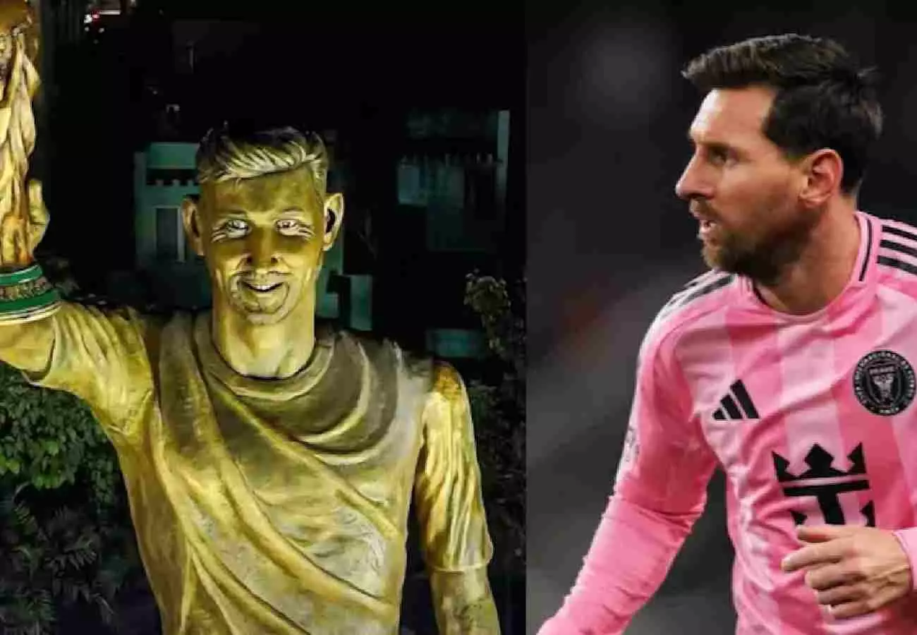 ಭಾರತಕ್ಕೆ ಆಗಮಿಸಿದ ಮೆಸ್ಸಿಗೆ ಭರ್ಜರಿ ಸ್ವಾಗತ; ಸೆಲ್ಫಿಗೆ 9.95ಲಕ್ಷ ರೂ. ನಿಗದಿ ಭಾರತಕ್ಕೆ ಆಗಮಿಸಿದ ಮೆಸ್ಸಿಗೆ ಭರ್ಜರಿ ಸ್ವಾಗತ; ಸೆಲ್ಫಿಗೆ 9.95ಲಕ್ಷ ರೂ. ನಿಗದಿ