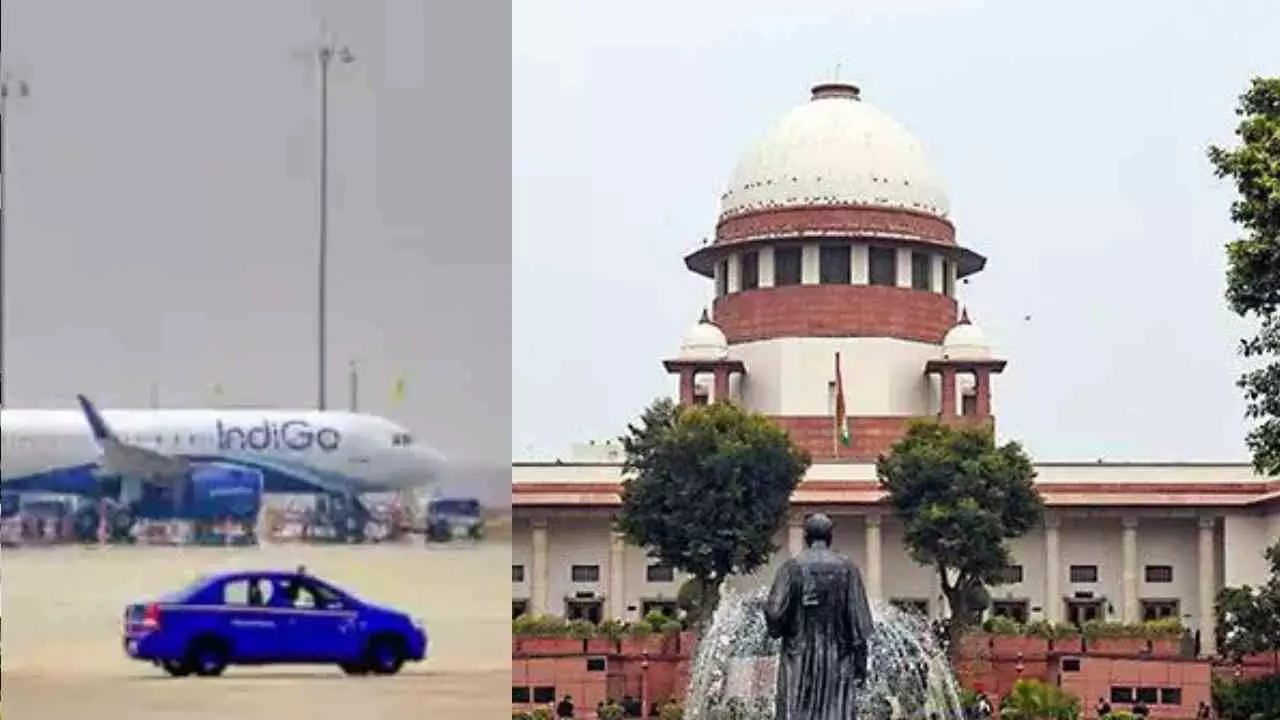 ಇಂಡಿಗೋ ವಿಮಾನ ರದ್ದತಿ ಅರ್ಜಿ ವಿಚಾರಣೆಗೆ ಸುಪ್ರೀಂ ನಿರಾಕರಣೆ ಇಂಡಿಗೋ ವಿಮಾನ ರದ್ದತಿ ಅರ್ಜಿ ವಿಚಾರಣೆಗೆ ಸುಪ್ರೀಂ ನಿರಾಕರಣೆ