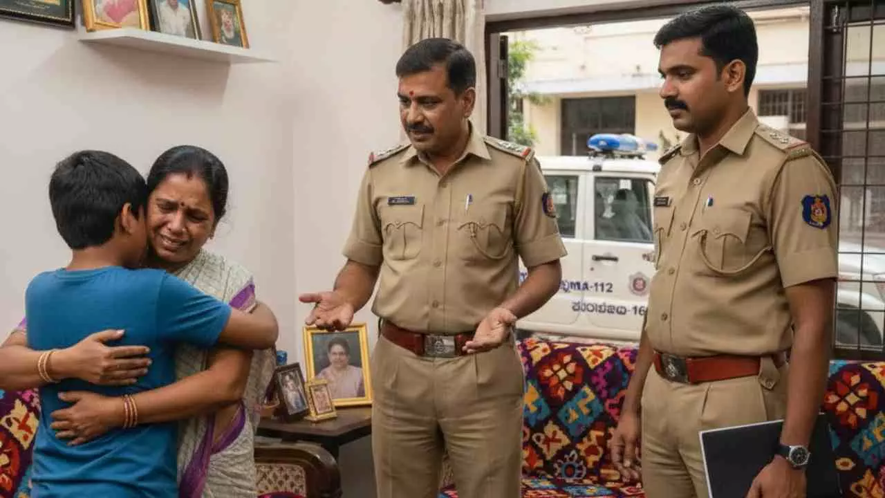 ಜಗಳವಾಡಿ ಮನೆ ಬಿಟ್ಟು ಬಂದ ಬಾಲಕನ ರಕ್ಷಣೆ; ತಾಯಿ ಮಡಿಲು ಸೇರಿಸಿದ ನಮ್ಮ-112 ಪೊಲೀಸರು ಜಗಳವಾಡಿ ಮನೆ ಬಿಟ್ಟು ಬಂದ ಬಾಲಕನ ರಕ್ಷಣೆ; ತಾಯಿ ಮಡಿಲು ಸೇರಿಸಿದ ನಮ್ಮ-112 ಪೊಲೀಸರು