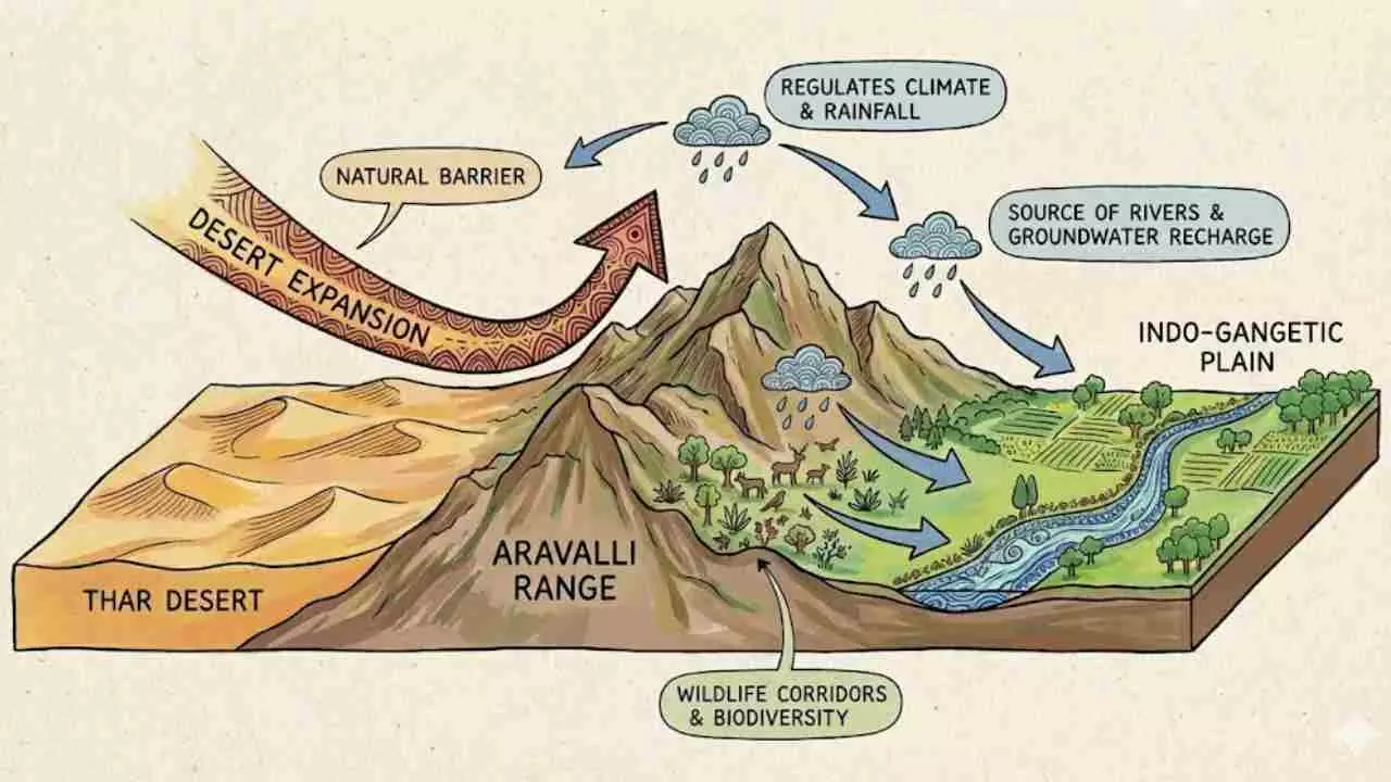 ಅರಾವಳಿ ಪರ್ವತ ಶ್ರೇಣಿ ವಿವಾದ: ಸುಪ್ರೀಂ ಕೋರ್ಟ್‌ನಿಂದ ಸ್ವಯಂ ಪ್ರೇರಿತ ವಿಚಾರಣೆ