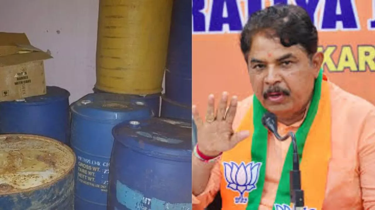 Drug factory found in city | Government is playing with the future of youth; R. Ashok Kidi Drug factory found in city | Government is playing with the future of youth; R. Ashok Kidi