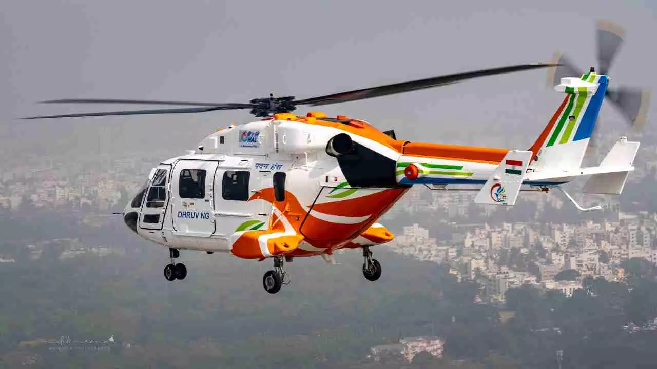 ನಾಗರಿಕ ವಿಮಾನ ಯಾನ ಕ್ಷೇತ್ರಕ್ಕೆ ಎಚ್ಎಎಲ್ ಲಗ್ಗೆ: ಧ್ರುವ್ ಎನ್ಜಿ ನಾಗರಿಕ ಹಾರಾಟ ಯಶಸ್ವಿ ನಾಗರಿಕ ವಿಮಾನ ಯಾನ ಕ್ಷೇತ್ರಕ್ಕೆ ಎಚ್ಎಎಲ್ ಲಗ್ಗೆ: ಧ್ರುವ್ ಎನ್ಜಿ ನಾಗರಿಕ ಹಾರಾಟ ಯಶಸ್ವಿ