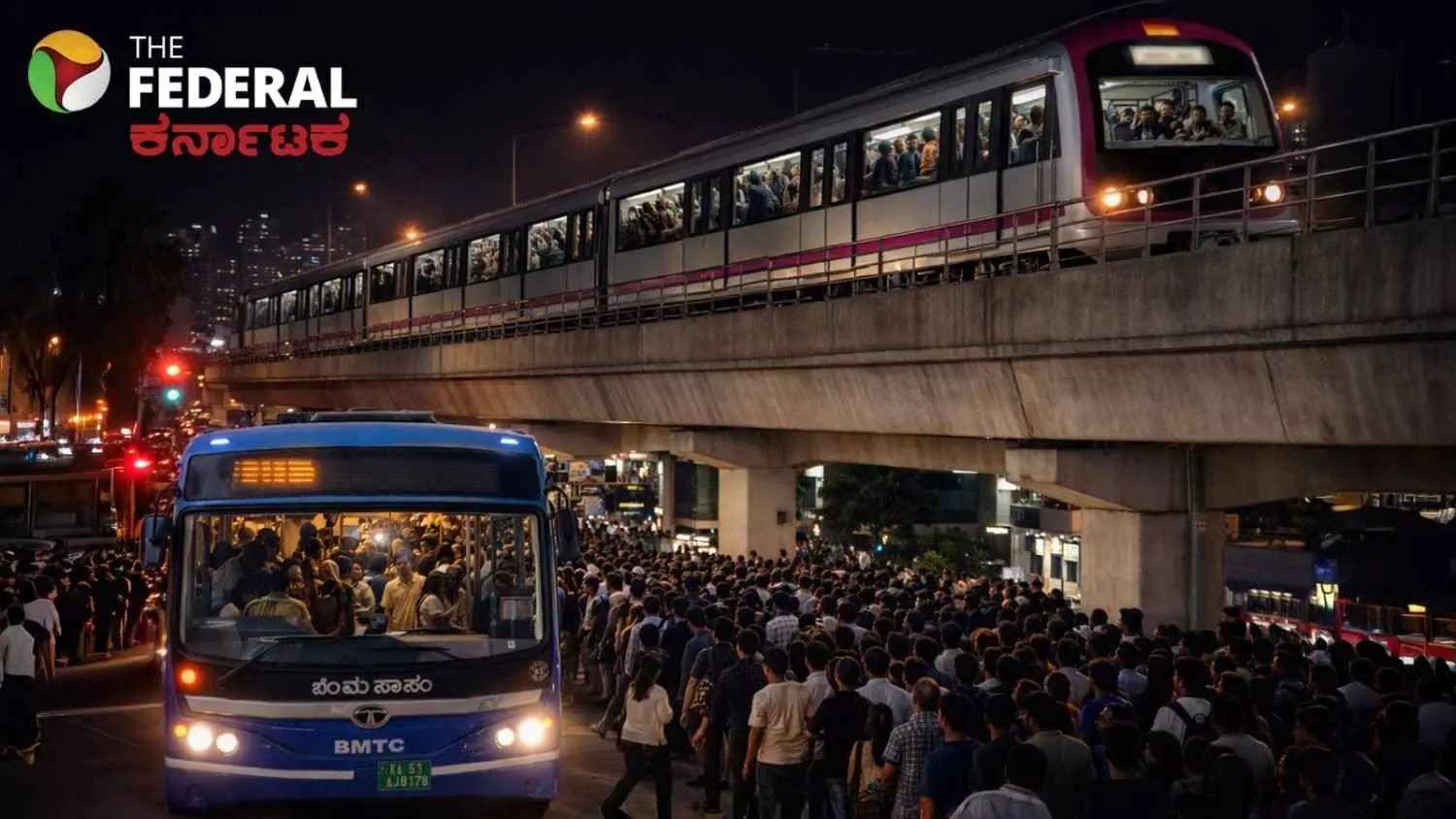 ಹೊಸ ವರ್ಷ| ಮೆಟ್ರೋ, ಬಿಎಂಟಿಸಿಯಿಂದ ಹೆಚ್ಚುವರಿ ಸೇವೆ; ಒಂದೇ ದಿನ ದಾಖಲೆಯ ಆದಾಯ ಗಳಿಕೆ ಹೊಸ ವರ್ಷ| ಮೆಟ್ರೋ, ಬಿಎಂಟಿಸಿಯಿಂದ ಹೆಚ್ಚುವರಿ ಸೇವೆ; ಒಂದೇ ದಿನ ದಾಖಲೆಯ ಆದಾಯ ಗಳಿಕೆ