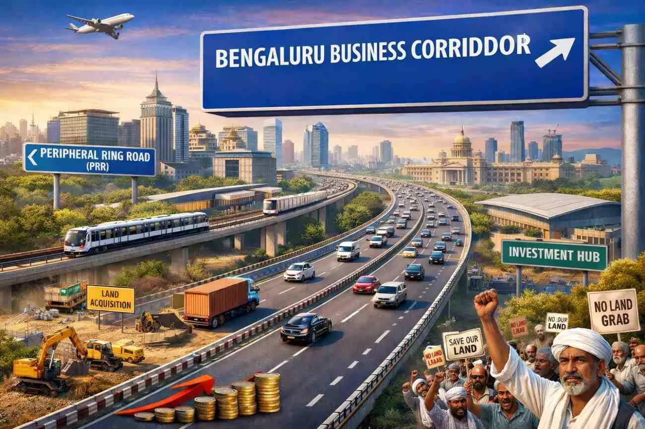 Bengaluru Business Corridor| ಹೂಡಿಕೆಗೆ ಬಲ, ರಿಯಲ್ ಎಸ್ಟೇಟ್ಗೆ ಹೊಸ ಆಯಾಮ! Bengaluru Business Corridor| ಹೂಡಿಕೆಗೆ ಬಲ, ರಿಯಲ್ ಎಸ್ಟೇಟ್ಗೆ ಹೊಸ ಆಯಾಮ!