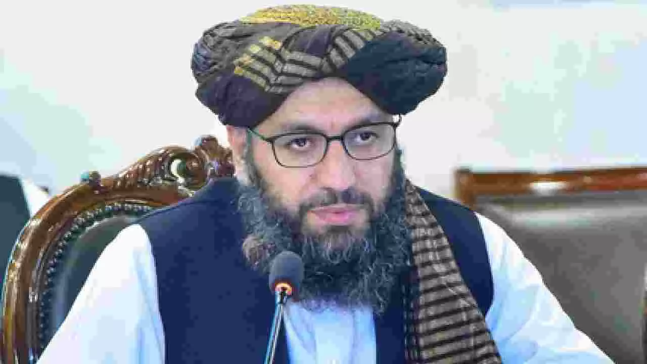 ದೆಹಲಿಯ ಅಫ್ಘಾನ್ ರಾಯಭಾರ ಕಚೇರಿಗೆ ತಾಲಿಬಾನ್ ಪ್ರತಿನಿಧಿ ಮುಫ್ತಿ ನೂರ್ ಆಗಮನ ದೆಹಲಿಯ ಅಫ್ಘಾನ್ ರಾಯಭಾರ ಕಚೇರಿಗೆ ತಾಲಿಬಾನ್ ಪ್ರತಿನಿಧಿ ಮುಫ್ತಿ ನೂರ್ ಆಗಮನ