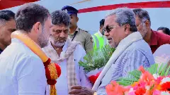 ಮೈಸೂರಿನಲ್ಲಿ ರಾಹುಲ್ ಗಾಂಧಿಗೆ ಸ್ವಾಗತ: ನಾಯಕತ್ವ ಬದಲಾವಣೆ ಚರ್ಚೆಯಿಲ್ಲ; ಡಿಕೆಶಿಗೆ ನಿರಾಸೆ