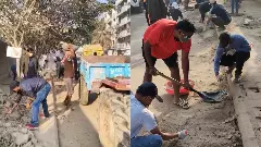 People are fed up with the negligence of the authorities; Belgare residents took to the streets with hoes and pickaxes!