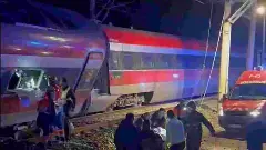 ರೈಲು ದುರಂತ: ಎರಡು ಹೈಸ್ಪೀಡ್ ರೈಲುಗಳ ನಡುವೆ ಭೀಕರ ಡಿಕ್ಕಿ, 21 ಸಾವು!