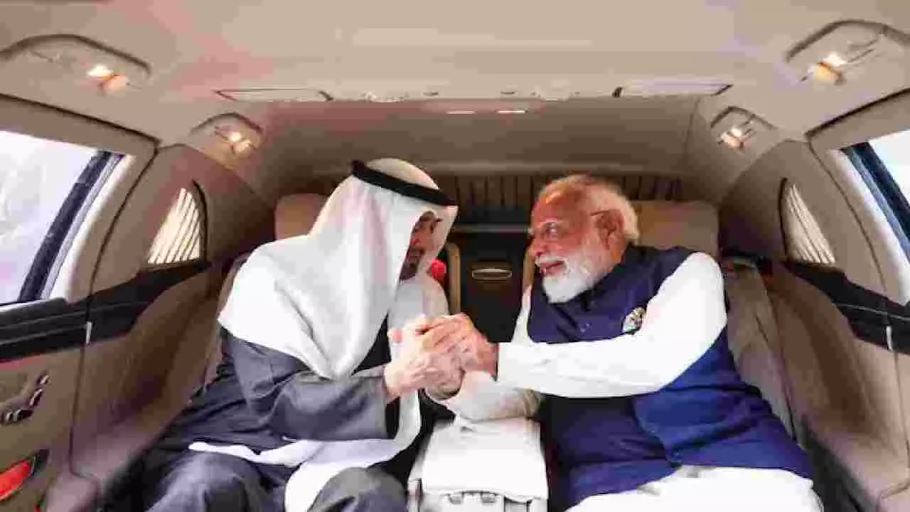 ಮೋದಿ- ಶೇಖ್ ಮೊಹಮ್ಮದ್ ಭೇಟಿ: ಭಾರತ-ಯುಎಇ ಸ್ನೇಹಕ್ಕೆ ಹೊಸ ಬಲ