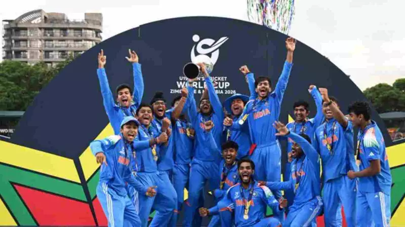 U-19 ವಿಶ್ವಕಪ್: ಇಂಗ್ಲೆಂಡ್ ಎದುರು ಭಾರತಕ್ಕೆ ಐತಿಹಾಸಿಕ ಜಯ;  ವೈಭವ್ ಆರ್ಭಟಕ್ಕೆ ದಾಖಲೆಗಳು ಧೂಳೀಪಟ