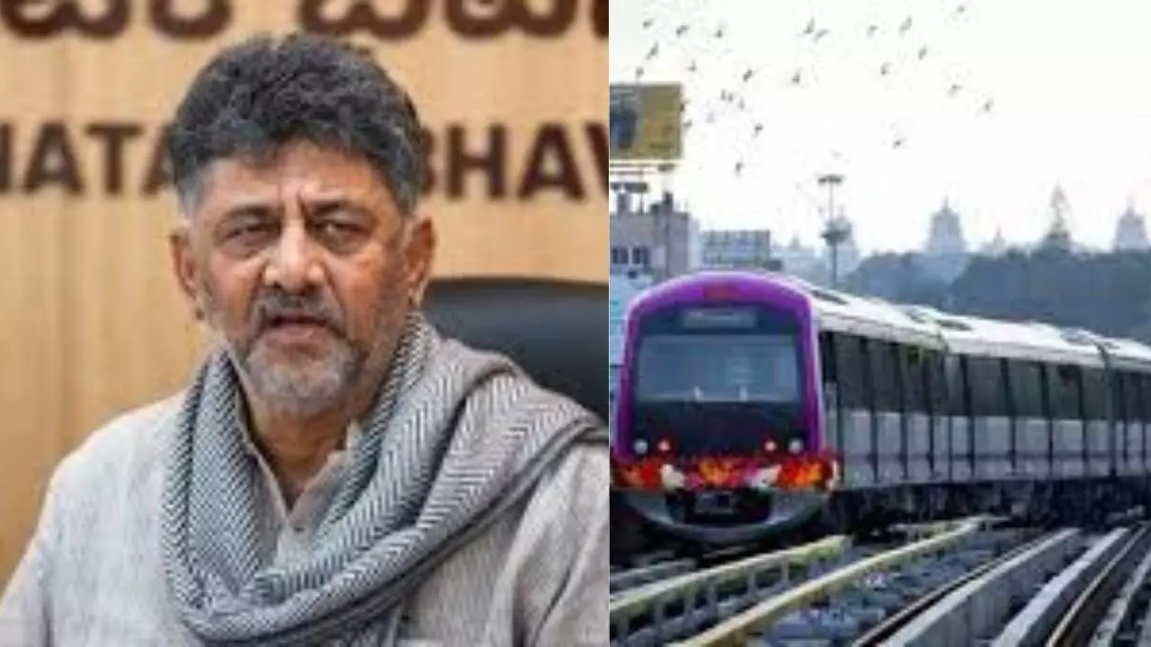Metro fare hike is a decision of the Centre: DCM D.K. Shivakumar Metro fare hike is a decision of the Centre: DCM D.K. Shivakumar