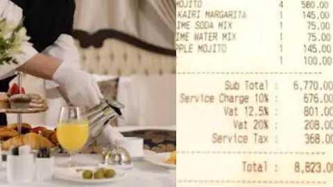 Did the hotel add a service charge to the bill? File a complaint; the hotel will be fined 50,000!