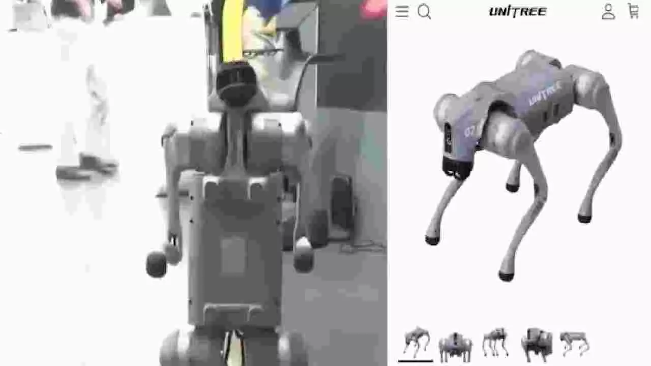 Delhi AI Summit|ಸ್ವಯಂ ಆವಿಷ್ಕಾರ ಎನ್ನುತ್ತಾ ಚೀನಾದ ರೋಬೋಟ್‌ ನಾಯಿ ಪ್ರದರ್ಶನ! ವಿವಿಗೆ ಗೇಟ್‌ಪಾಸ್‌